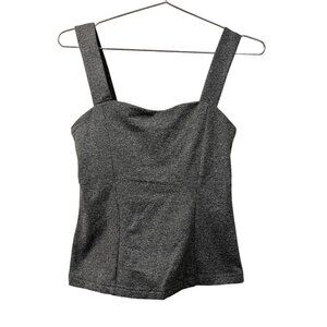 Thrive Societe Studio Tank Top‎ Size M Heather Gray Sweetheart Neckline NWT